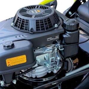 Masina autopropulsata pentru tuns gazonul Mesterino Tools MTBJXPM53N-224 cu motor LONCIN 224cc, 6.1CP, diametru taiere 533mm/21inch, 8 inaltimi de taiere, roti fata 8 inch, roti spate 11 inch, sac colector 60l colectare, evacuare lateral si mulcire - Img 7