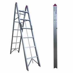 Scara pliabila ultracompacta din aluminiu MESTERINO TOOLS JL-308(2x6), 200x156x44 cm