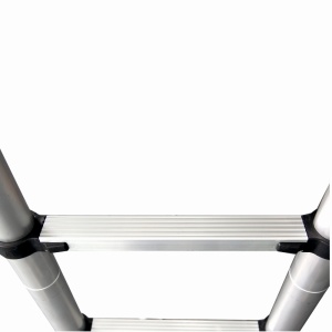 Scara telescopica din aluminiu dubla MESTERINO TOOLS JL-101-2X2.0, 2+2 metri, 2x7 trepte, greutate maxima 150 kg - Img 3