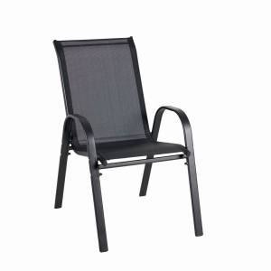 Set mobilier terasa/gradina KLUGMEISTER KJFT011, pentru patru persoane cu umbrela, culoare neagra - Img 4