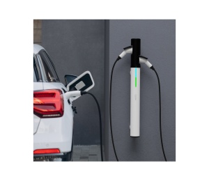 Statie incarcare electrica auto ASTREEA SmartCharger ACS2221, montaj pe perete, 2 prize de 22 kw, 2 cabluri spiralate incluse, versiunea 4 - Img 2