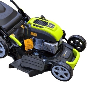Masina autopropulsata pentru tuns gazonul Mesterino Tools MTBJXPM53N-196 cu motor QL200, 5CP, diametru taiere 533mm/21inch, 8 inaltimi de taiere, roti fata 8 inch, roti spate 11 inch sac colector 60l colectare, evacuare lateral si mulcire - Img 5