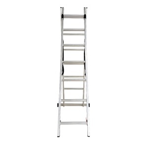 Scara combinata din aluminiu 2X7 trepte, MESTERINO TOOLS MTJL206-2X7, 3.22 metri, greutate maxima suportata 115 kg - Img 2