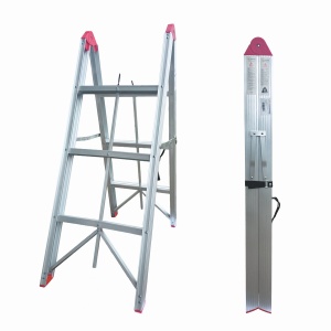 Scara pliabila ultracompacta din aluminiu MESTERINO TOOLS JL-308(2x3), 113x92x44 cm