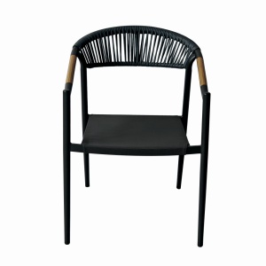 Set mobilier tarasa/gradina KLUGMEISTER KJF11196, doua scaune + masa, cu perne incluse, culoare gri - Img 3