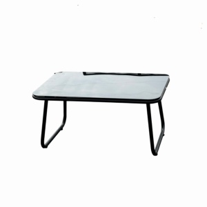 Set mobilier terasa/gradina KLUGMEISTER KJF3298, doua fotolii + canapea + masuta, cu perne incluse, culoare gri/negru - Img 4