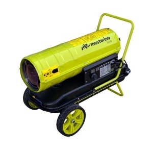 Tun de caldura pe motorina 50KW Mesterino tools MTRY-50, putere ventilator 230W, volum aer: 720m3/h, capacitate rezervor combustibil: 19l