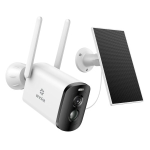 Camera performanta de supraveghere video ANNKE I81BL, de exterior, WiFi 4MP, Super HD, panou solar si baterie, comunicare audio bidirectionala, vedere nocturna IR, rezistenta la intemperii