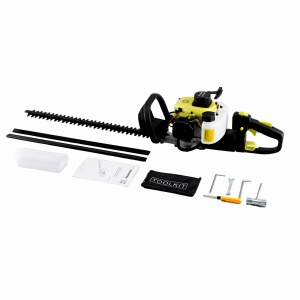 Foarfeca pe benzina pentru gard viu MESTERINO TOOLS NT-HT230B, motor 2 timpi, cilindree 22.5 cm3, putere 0.9 cai, lungime taiere 46 cm - Img 2