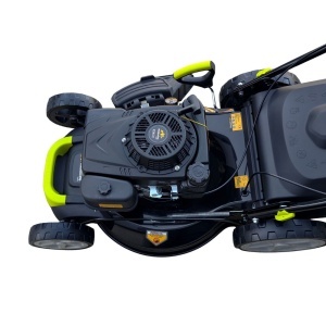 Masina autopropulsata pentru tuns gazonul Mesterino Tools MTBJXPM51N-224 cu motor LONCIN 224cc, 6.1CP, diametru taiere 508mm/20inch, 8 inaltimi de taiere, roti fata 8 inch, roti spate 11 inch, sac colector 60l colectare, evacuare lateral si mulcire - Img 5