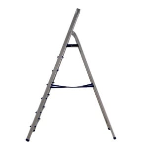 Scara pliabila din aluminiu cu platforma MESTERINO TOOLS MTJL-302-1x7, 7 trepte, 1.9 metri, greutate maxima suportata 120 kg - Img 3