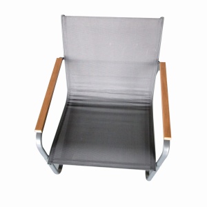 Set mobilier terasa/gradina KLUGMEISTER KJF5226, doua fotolii + canapea + masuta sticla, culoare neagra - Img 2