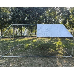 Cotet / tarc pentru pasari 3 x 4 x 2 m din otel galvanizat MESTERINO TOOLS MTGC-034 - Img 4