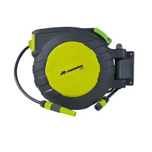 Furtun cu tambur retractabil automat 30m+2m MESTERINO TOOLS NW-J30, 1/2 inch, fixare pe perete - Img 4