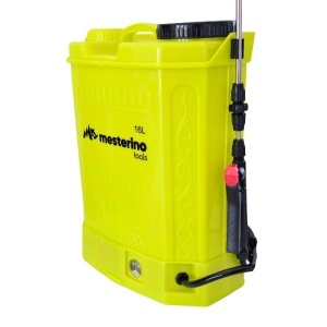 Pompa de stropit cu acumulator MESTERINO TOOLS MT-0584201, capacitate rezervor 16 litri, 12 V / 8 Ah, lungime lance 35 cm - Img 2