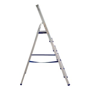 Scara pliabila din aluminiu cu platforma MESTERINO TOOLS MTJL-302-1x6, 6 trepte, 1.7 metri, greutate maxima suportata 120 kg - Img 3
