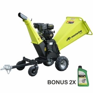 Tocator de crengi si resturi vegetale, MESTERINO MT-350PRO, motor pe benzina RATO in 4 timpi, 420 cc, 15 CP, diametru maxim de taiere 150 mm - Img 2