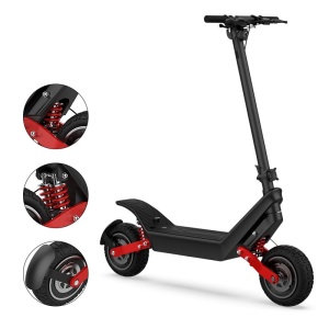 Trotineta electrica premium KIXIN X10, motor dual 500W, acumulator 48V si 18.2A, viteza maxima 40Km/h, autonomie 100 km, sarcina maxima 120 Kg - Img 2