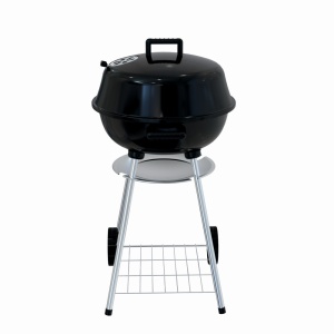Gratar pe carbuni KLUGMEISTER KY22018A, material otel, cu capac si roti de deplasare, diametru gatire 54 cm, inaltime gatire 78 cm - Img 2