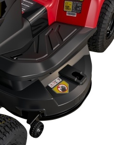 Tractoras pentru tuns gazon/iarba MESTERINO TOOLS MTBJXRM38R-D452, motor LONCIN 452 cmc, putere 12.5 cai, latime de taiere 965 mm, 7 nivele taiere, sac colector 250 litri - Img 10