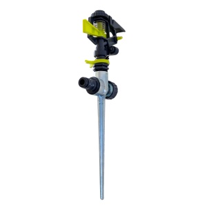 Aspersor rotativ cu impuls MESTERINO TOOLS MT-0584016, tija metalica din aliaj de zinc, corp ABS - Img 2