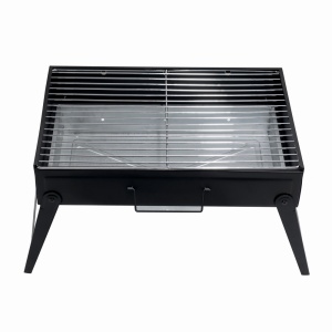 Gratar pe carbuni KLUGMEISTER KYCG02-B, material otel, inaltime gatire 24 cm, dimensini 43.5x29x24 cm - Img 2