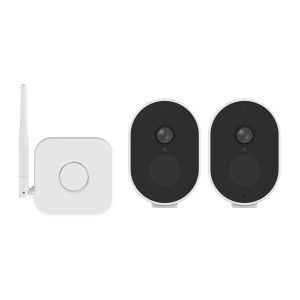 Kit mini NVR Video ANNKE N44WEH+I41DL*2, statie tip baza cu 2 camere interior/exterior 2MP, Full HD, baterie, rezistent la intemperii - Img 4