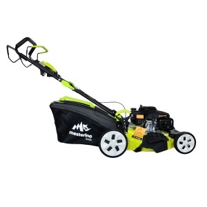 Masina tuns iarba/gazon autopropulsata MESTERINO BJXPM51-166, motor LONCIN 4 timpi, 4 cai, sasiu metal, latime taiere 51 cm, 8 nivele de taiere, sac colector 60 litri, evacuare lateral si mulcire - Img 4