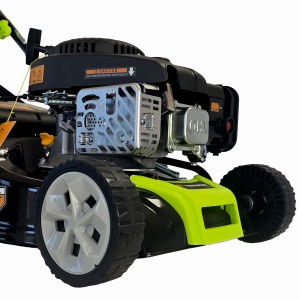 Masina tuns iarba/gazon autopropulsata MESTERINO BJXSM41-139, motor LONCIN 4 timpi, 3.3 cai, sasiu metal, latime taiere 41 cm, 8 nivele de taiere, sac colector 45 litri - Img 3