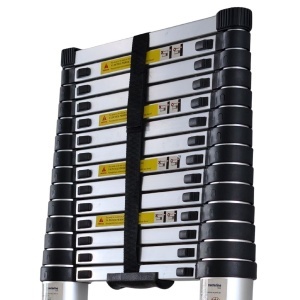 Scara telescopica din aluminiu MESTERINO TOOLS MTJL-101-4.4, 4.4 metri, 15 trepte, greutate maxima suportata 150 kg - Img 4