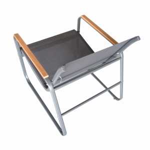 Set mobilier terasa/gradina KLUGMEISTER KJF5226, doua fotolii + canapea + masuta sticla, culoare neagra - Img 3