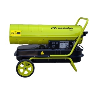 Tun de caldura pe motorina 70KW Mesterino tools MTRY-70, putere ventilator 240W, volum aer: 1100m3/h, capacitate rezervor combustivil: 38l - Img 3