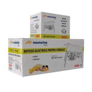 Batoza electrica pentru cereale MESTERINO TOOLS MT-5STY-40-90, putere 0.55 KW, 2900 RPM, 500 kg/h - Img 4