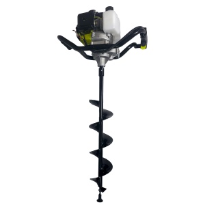 Motoburghiu pentru pamant MESTERINO TOOLS NT-GD520A + burghiu de 150 mm, motor in 2 timpi, 52cc, 2.3 CP, turatie maxima 10000 RPM