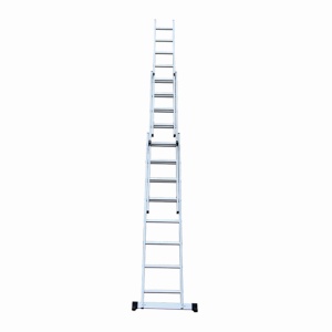 Scara combinata din aluminiu MESTERINO TOOLS JL-207-3X8, 5 metri, 3x8 trepte, greutate maxima 150 kg - Img 3