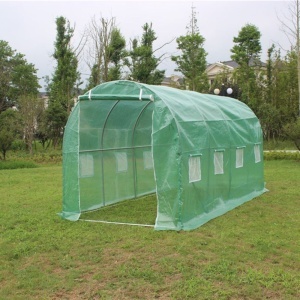 Sera din polietilena pentru gradina 4 x 2 x 2 m MESTERINO TOOLS MTGH-066, 135 g/m2, structura tevi din otel galvanizat - Img 2