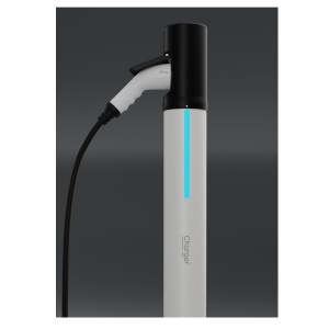 Statie incarcare electrica auto ASTREEA SmartCharger ACS1121, self standing, 1 priza, 22 kw, cablu spiralat inclus, versiunea 4 - Img 2