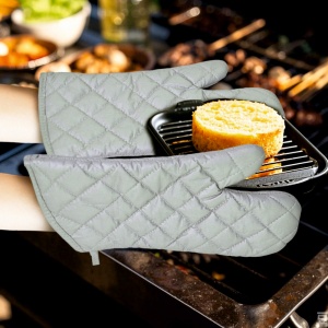 Manusa protectie din bumbac pentru gratar KLUGMEISTER KY2795Y, captuseala moale - Img 3