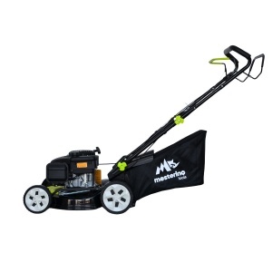 Masina tuns iarba/gazon autopropulsata MESTERINO BJXSM46-139, motor LONCIN 4 timpi, 3.3 cai, sasiu metal, latime taiere 46 cm, 8 nivele de taiere, sac colector 55 litri - Img 4
