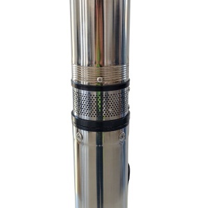 Pompa submersibila pentru apa curata cu 2 turbine si corp INOX MESTERINO TOOLS MT-3.5SDM222-1.1, 1100 W, 3 m3/h, adancime maxima 80 m, cablu 15 m - Img 4