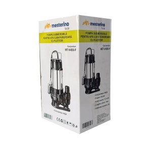 Pompa submersibila pentru apa curata/murdara cu plutitor MESTERINO TOOLS MT-V450-F, 450W, corp INOX, 12 m3/h, adancime maxima 5 m, cablu 10 m - Img 3