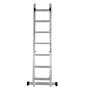 Scara combinata din aluminiu 2X7 trepte, MESTERINO TOOLS MTJL206-2X7, 3.22 metri, greutate maxima suportata 115 kg - Img 4