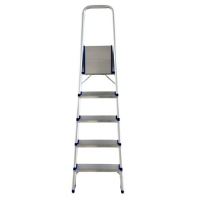 Scara pliabila din aluminiu cu platforma MESTERINO TOOLS MTJL-302-1x5, 5 trepte, 1.5 metri, greutate maxima suportata 120 kg - Img 4