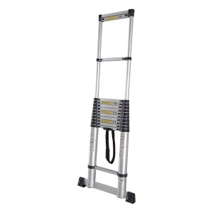 Scara telescopica din aluminiu MESTERINO TOOLS MTJL-101-5.4, 5.4 metri, 14 trepte, greutate maxima suportata 150 kg - Img 2