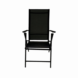 Scaun pliabil terasa/gradina KLUGMEISTER KJF252, 56 x 69 x 103 cm, culoare gri inchis