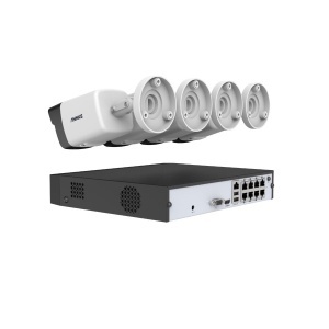 Sistem performant de supraveghere video ANNKE N98BPL+I51DL*4, PoE, NVR 8 canale, 4 camere tip Bullet interior/exterior 5MP, Ultra HD/2k+, vedere nocturna IR, audio, rezistent la intemperii - Img 4