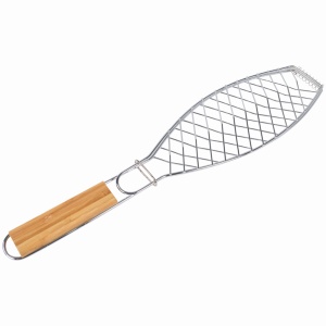 Suport peste pentru gratar KLUGMEISTER KY55F, material otel, maner de lemn