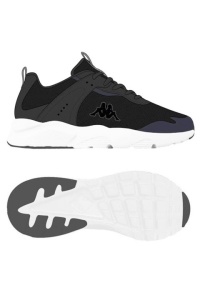 Pantofi sport low-cut usori din material textil si plasa respirabila pentru mers zilnic, Kappa, Logo Rokko - Img 2
