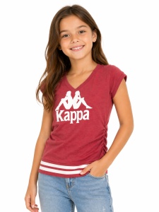 Tricou fete Kappa cu logo frontal Gibir - Img 3