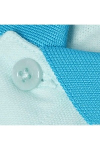 Tricou Polo Regular Fit din 100% bumbac pique cu detalii contrastante si detaliu de logo la terminatie, Kappa, Logo Neon - Img 5